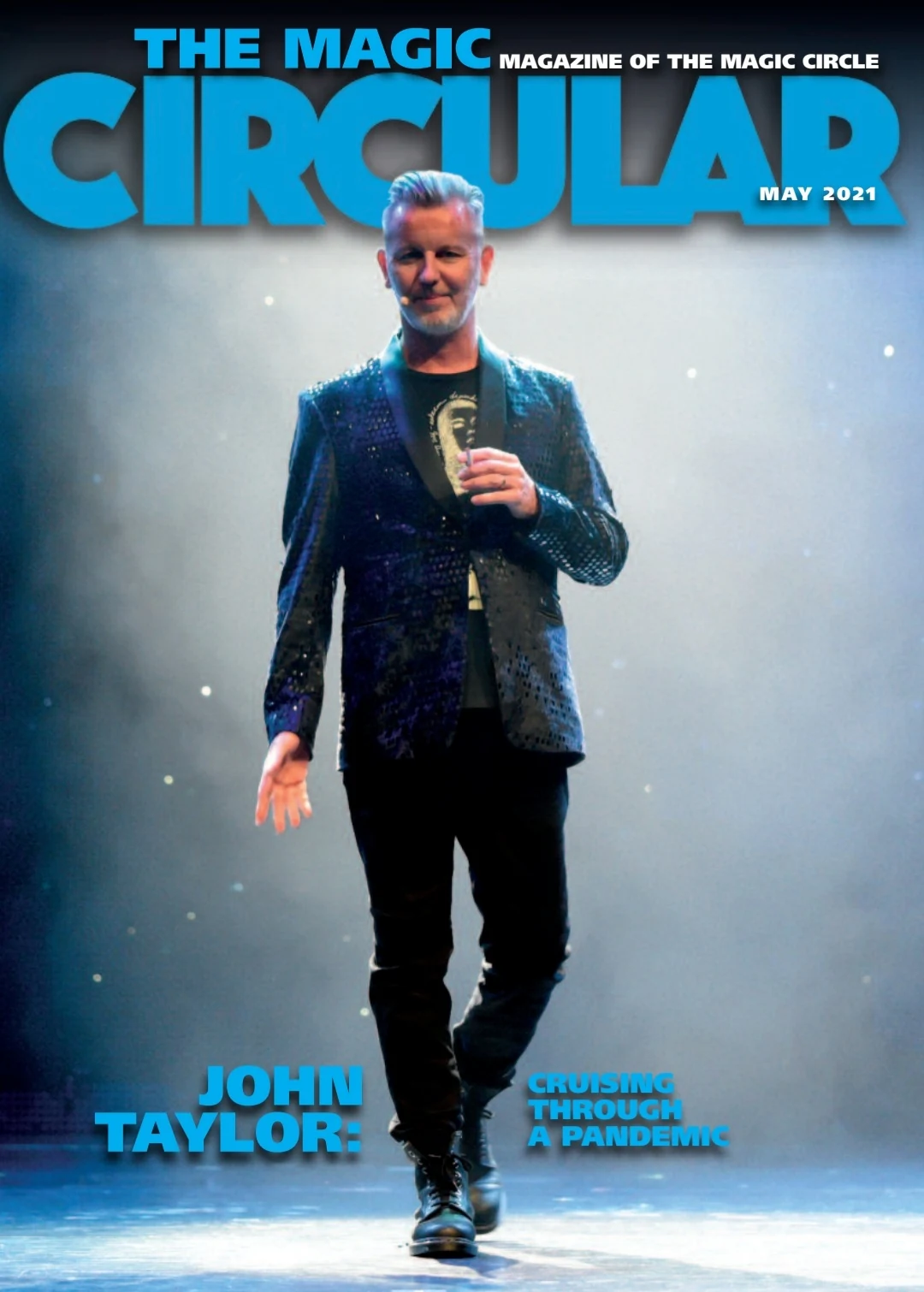 The Magic Circular magazine, May 2021, featuring John Taylor on the cover